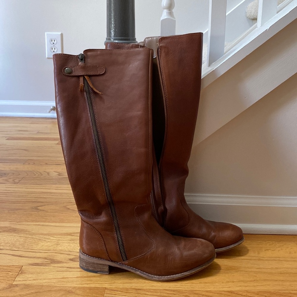 EUC Leather Riding boots